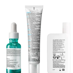La Roche-Posay Breakout-Fighting and Post-Acne Mark Set: Effaclar Serum, Duo+M Anti Blemish Corrective Care and SPF50+