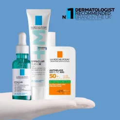 La Roche-Posay Breakout-Fighting and Post-Acne Mark Set: Effaclar Serum, Duo+M Anti Blemish Corrective Care and SPF50+