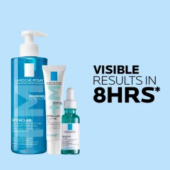 La Roche-Posay Breakout-Fighting Set- High Strength: Effaclar Cleanser, Serum and Corrective Care