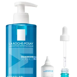 La Roche-Posay Breakout-Fighting Set- High Strength: Effaclar Cleanser, Serum and Corrective Care