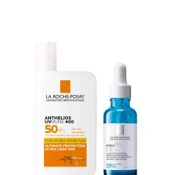 La Roche-Posay Daily Replump and Protect Set: Hyalu B5 Hyaluronic Acid Serum + SPF50+