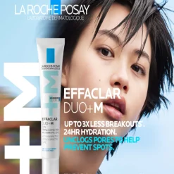 La Roche-Posay Effaclar Duo+M Anti-Blemish Corrective Gel Moisturiser for Oily, Blemish-Prone Skin 40ml