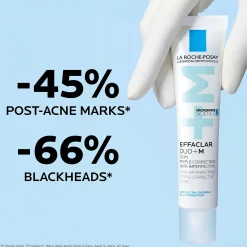 La Roche-Posay Effaclar Duo+M Anti-Blemish Corrective Gel Moisturiser for Oily, Blemish-Prone Skin 40ml