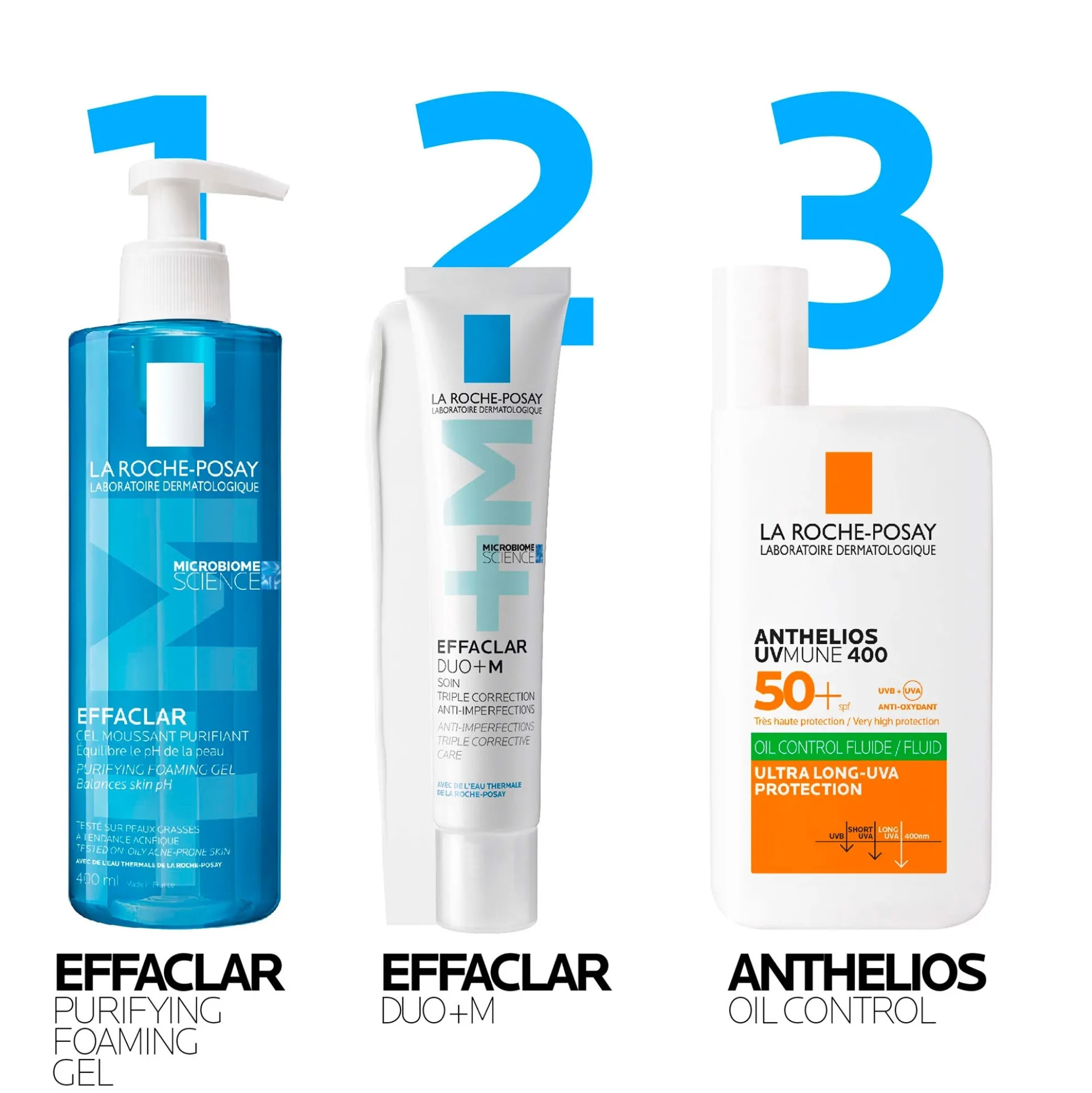 La Roche-Posay Effaclar Duo+M Anti-Blemish Corrective Gel Moisturiser for Oily, Blemish-Prone Skin 40ml