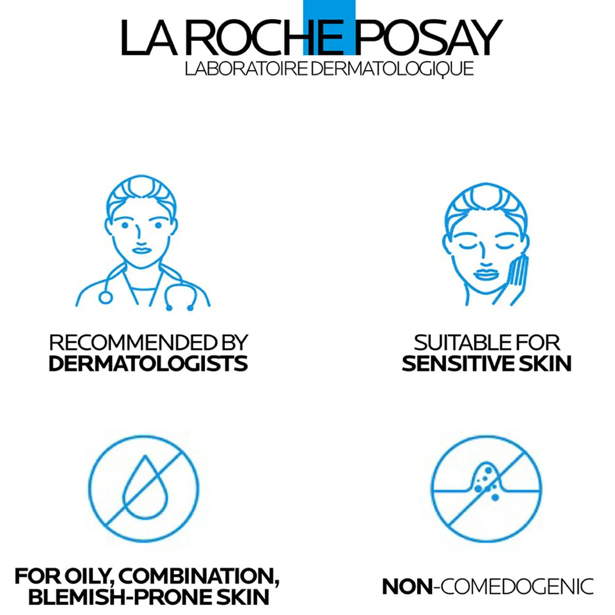 La Roche-Posay Effaclar Duo+M Anti-Blemish Corrective Gel Moisturiser for Oily, Blemish-Prone Skin 40ml