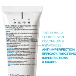La Roche-Posay Effaclar H Iso-biome Soothing Moisturising Cream For Sensitive Blemish-Prone Skin 40ml