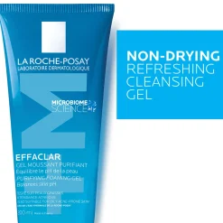 La Roche-Posay Effaclar Purifying Foaming Gel Cleanser for Oily, Blemish-Prone Skin 200ml