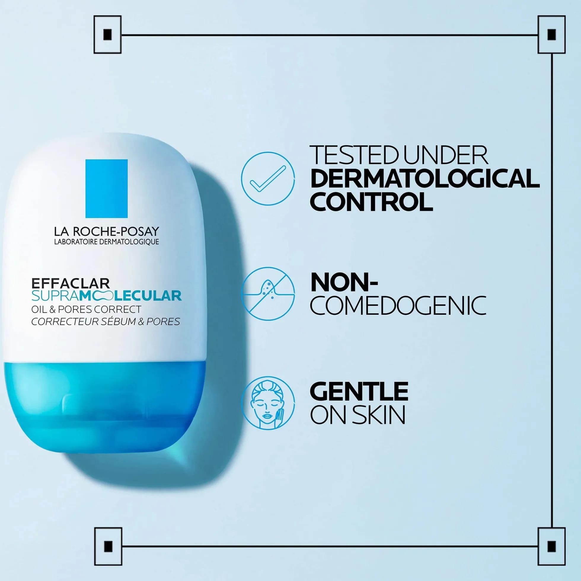 La Roche-Posay Effaclar Supramolecular Face Moisturiser for Oily Skin & Visible Pores with Salicylic Acid & Niacinamide 40ml
