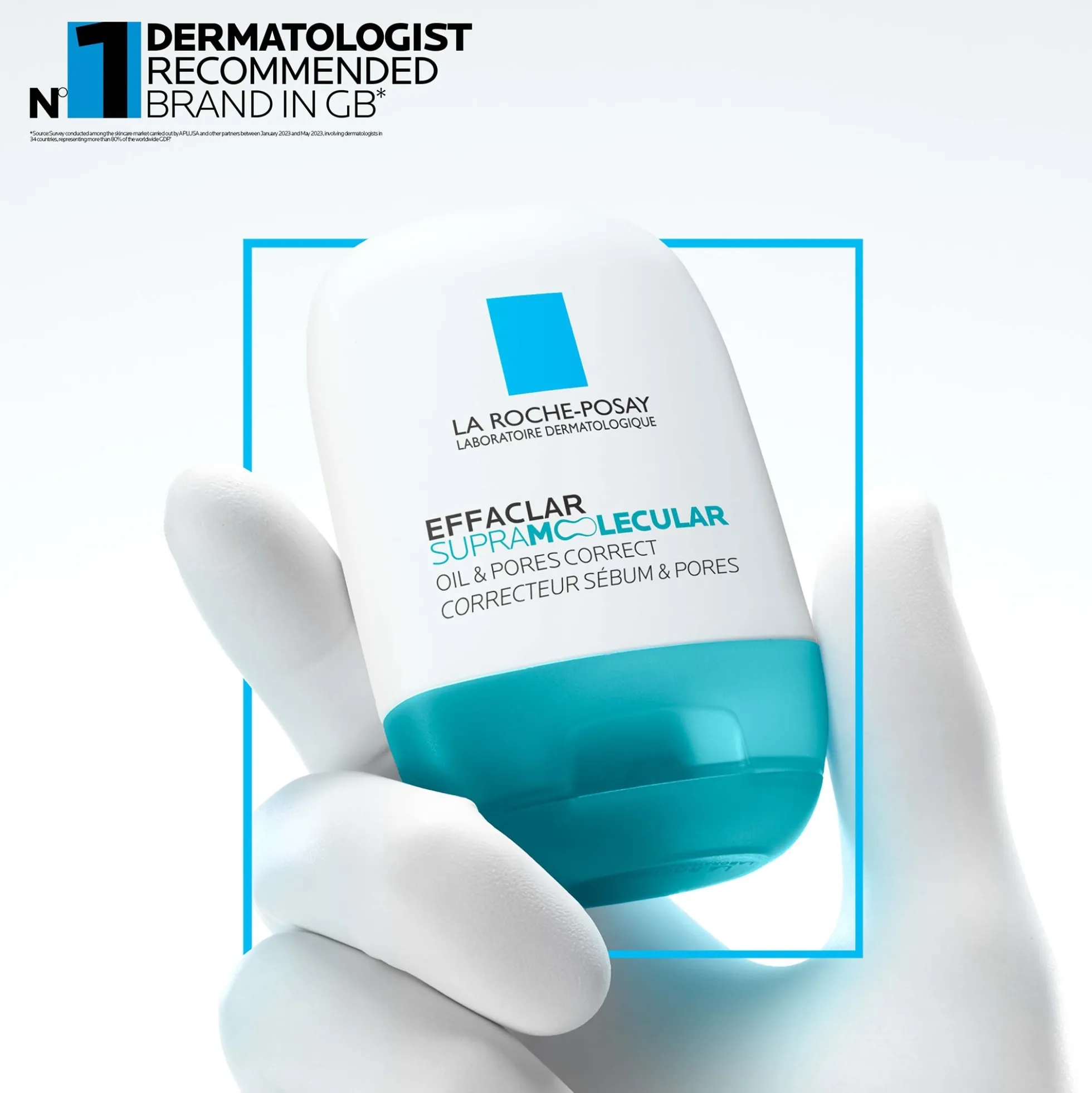 La Roche-Posay Effaclar Supramolecular Face Moisturiser for Oily Skin & Visible Pores with Salicylic Acid & Niacinamide 40ml