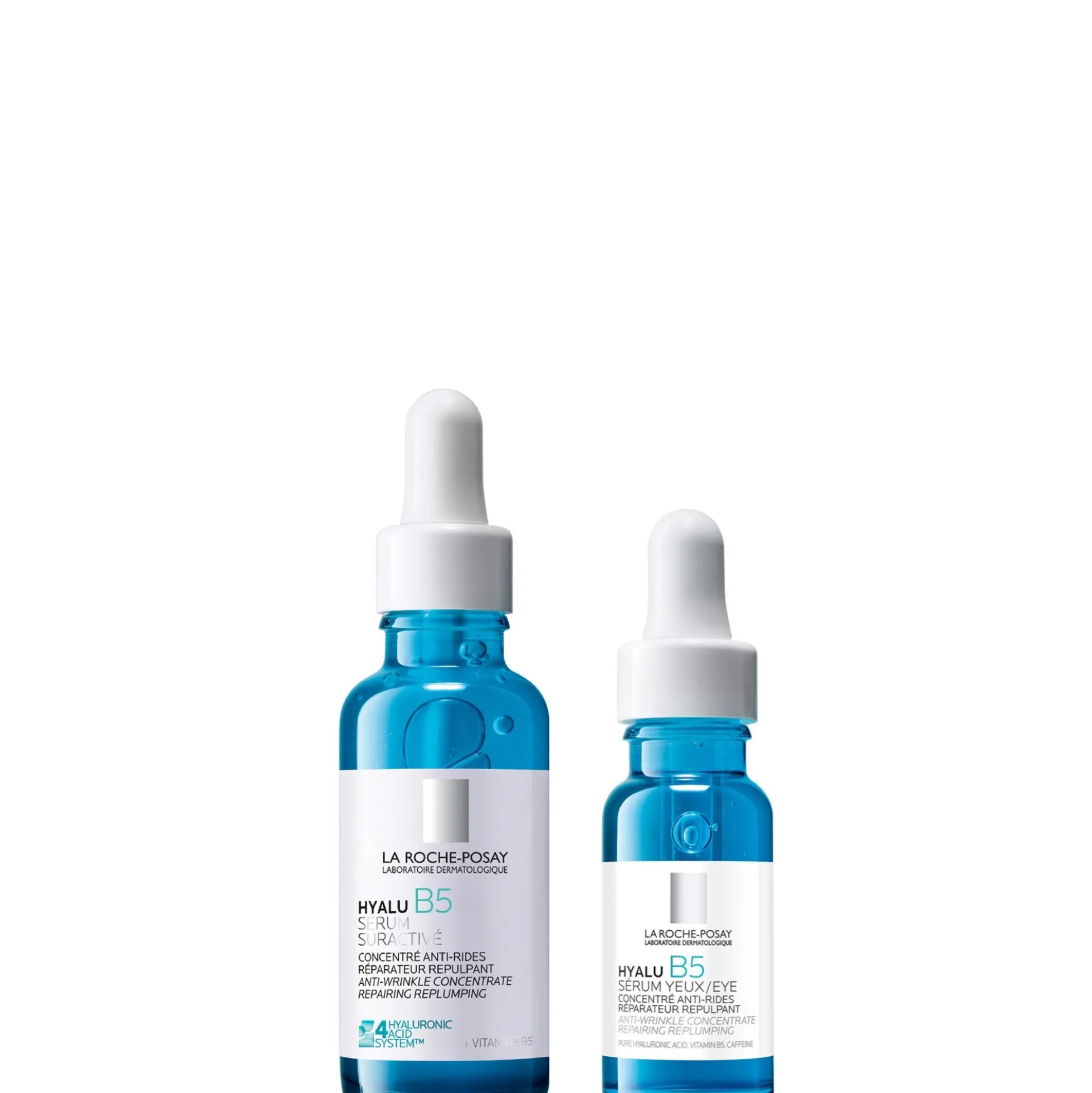 La Roche-Posay Replump and Hydrate Hyalu B5 Duo: Face Serum and Eye Cream Hyaluronic Acid Concentrated Care