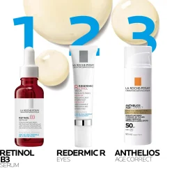 La Roche-Posay Retinol B3 Anti-wrinkle Anti-Ageing Serum With Retinol And Vitamin B3 Suitable For Sensitive Skin 30ml