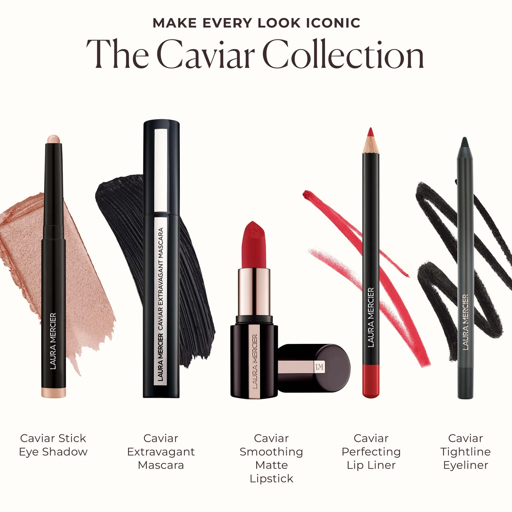 Laura Mercier Caviar Extravagant Mascara Mini - Black - 4.5ml