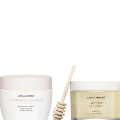 Laura Mercier Honey Bath 250ml - Almond Coconut + Almond Coconut Serum Body Cream 200ml (20% saving)