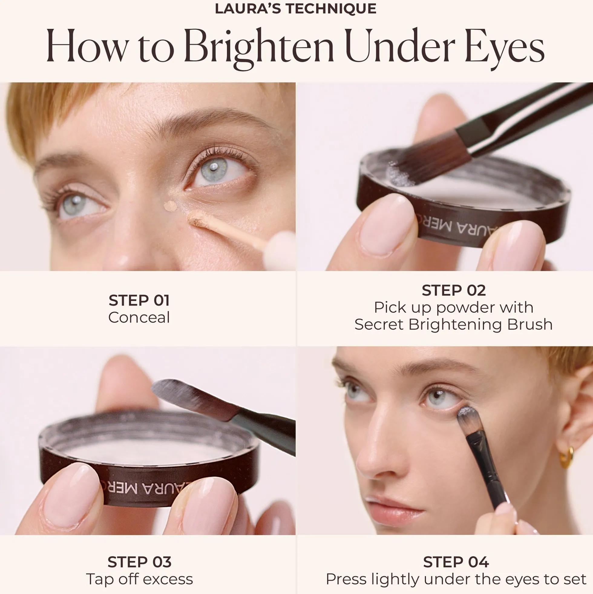 Laura Mercier Secret Brightening Under Eye Setting Powder 4g (Various Shades)