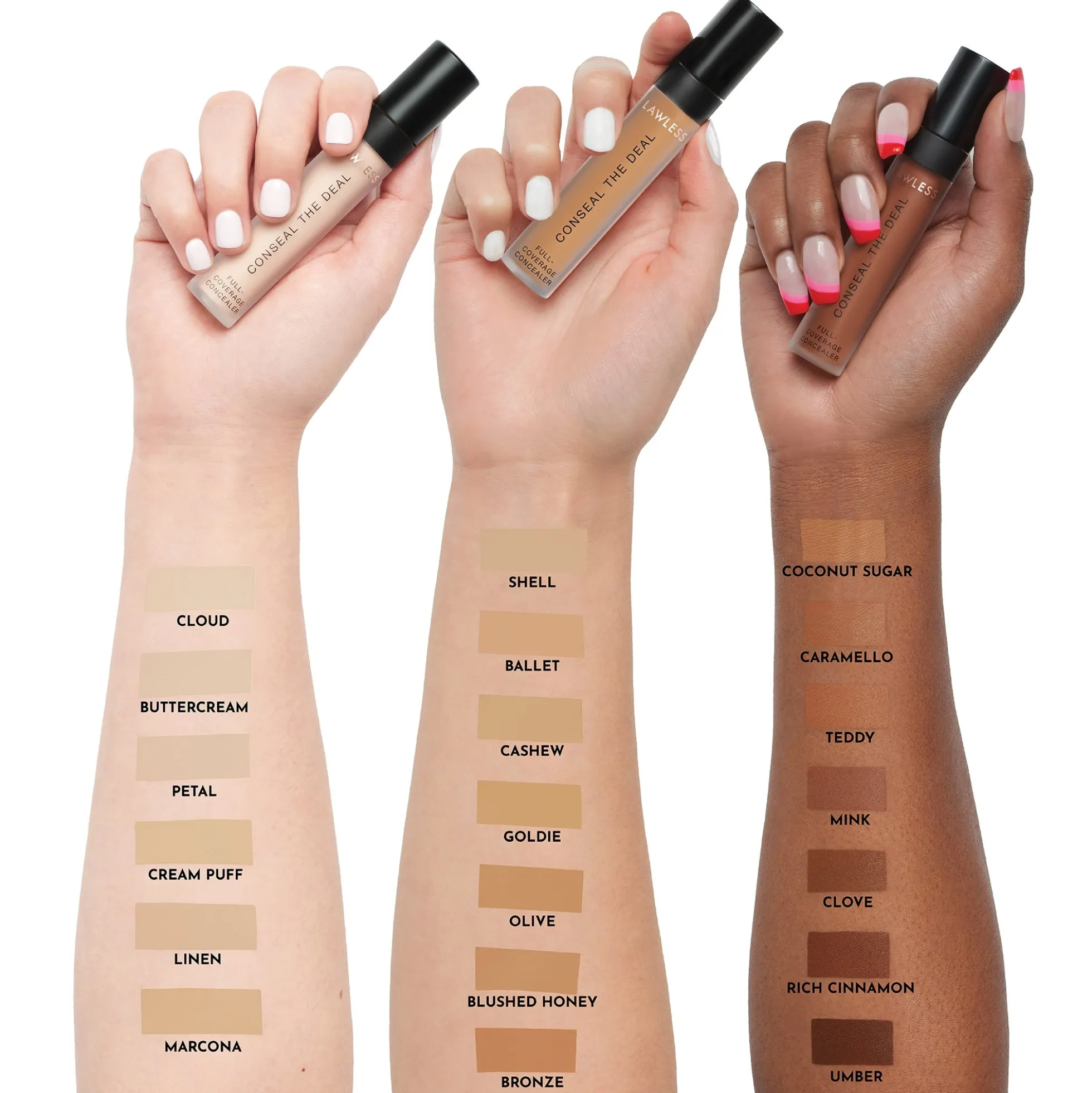 LAWLESS BEAUTY Conseal the Deal Lightweight Concealer - 5ml (various shades)