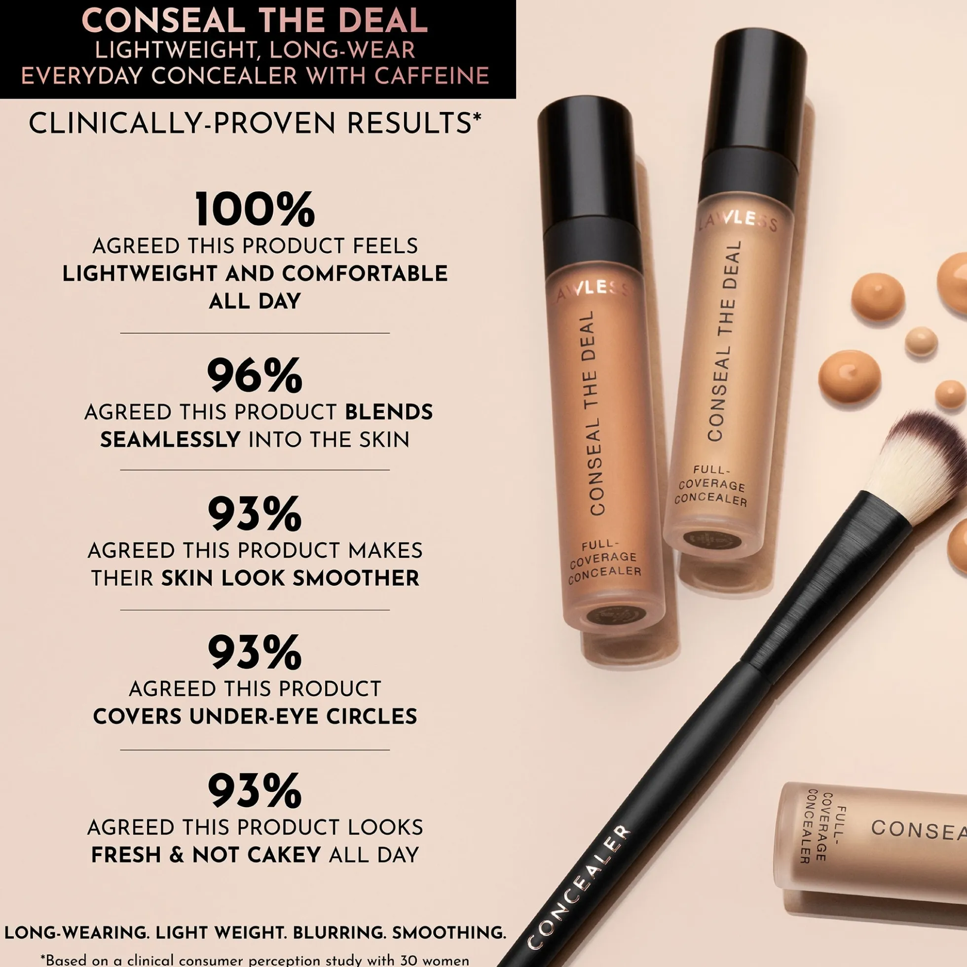 LAWLESS BEAUTY Conseal the Deal Lightweight Concealer - 5ml (various shades)