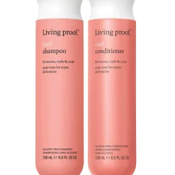Living Proof Curl Shampoo and Conditioner Bundle for Stronger, Hydrated, Healthier Looking Curls (Worth £58)