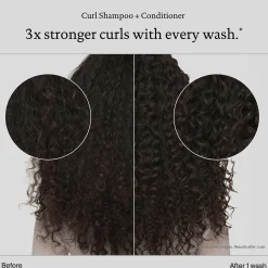 Living Proof Curl Shampoo and Conditioner Bundle for Stronger, Hydrated, Healthier Looking Curls (Worth £58)