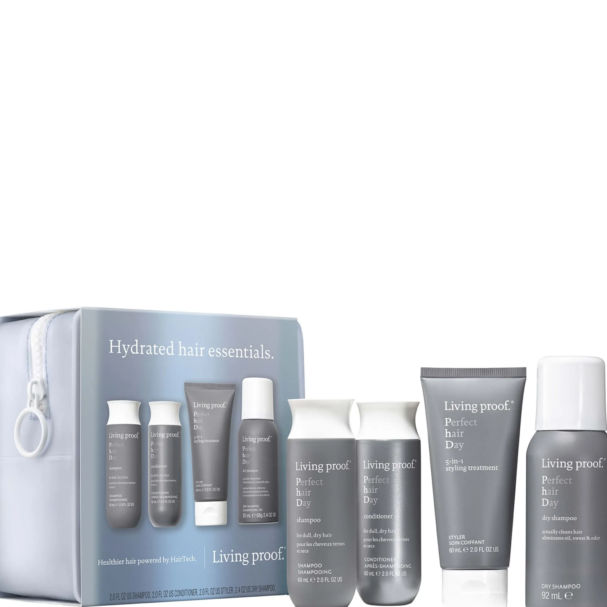 Living Proof Hydrated Hair Essentials (Worth £58)