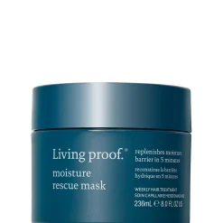 Living Proof Moisture Rescue Mask, PhD Shampoo & Conditioner Routine for Smooth & Hydrated Hair