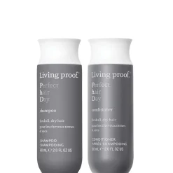 Living Proof Perfect hair Day Shampoo and Conditioner Travel Size Bundle for Hydration, Softness and Shine