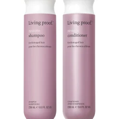 Living Proof Restore Shampoo and Condtioner Bundle for Damage Repair, Strengthening and Shine (Worth £58)