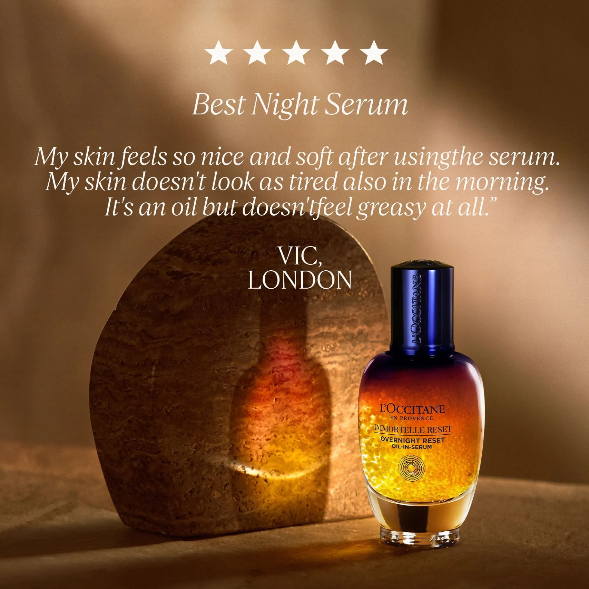 L'Occitane Immortelle Overnight Reset Oil-in-Serum 30ml