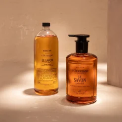 L'Occitane Lavender Liquid Hand Soap 350ml - Glass