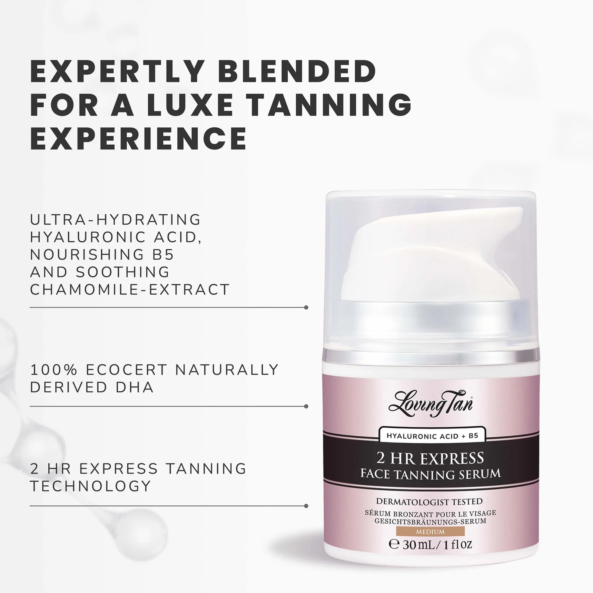 Loving Tan 2 Hour Express Face Tanning Serum Medium 30ml