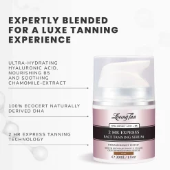 Loving Tan 2 Hour Express Face Tanning Serum Dark 30ml