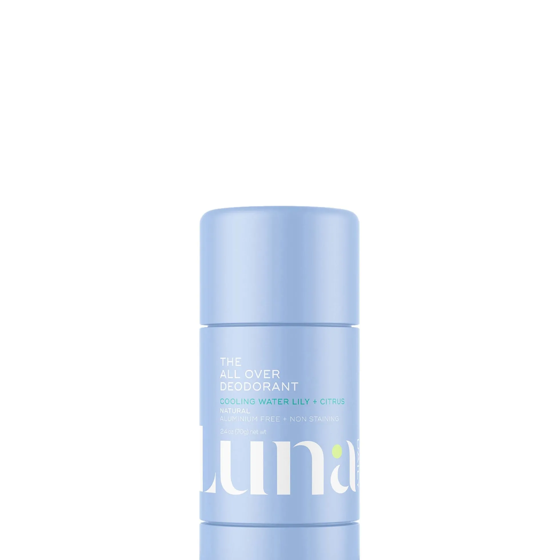 Luna Daily The All Over Deodorant™- Extra-strength, Natural, Non-Staining Body Deodorant Stick- Cooling