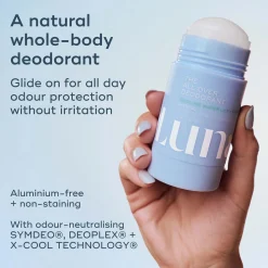 Luna Daily The All Over Deodorant™- Extra-strength, Natural, Non-Staining Body Deodorant Stick- Cooling
