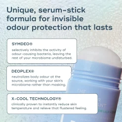 Luna Daily The All Over Deodorant™- Extra-strength, Natural, Non-Staining Body Deodorant Stick- Cooling