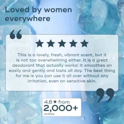 Luna Daily The All Over Deodorant™- Extra-strength, Natural, Non-Staining Body Deodorant Stick- Cooling