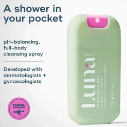 Luna Daily The Everywhere Spray-to-Wipe Fragrance Free 30ml