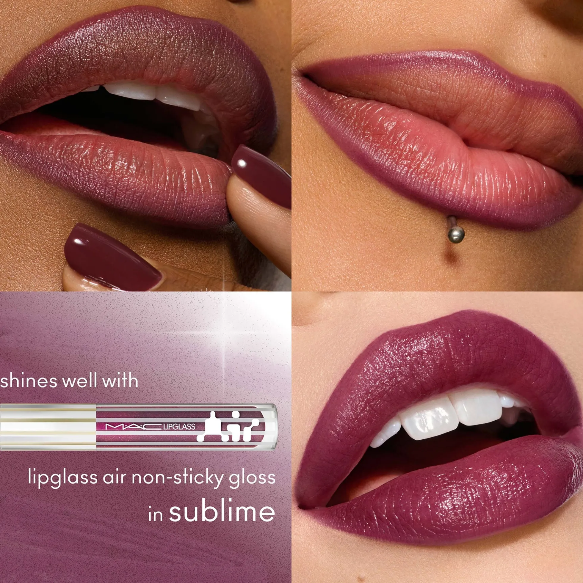 MAC Lip Glazer Glossy Liner 5ml (Various Shades)