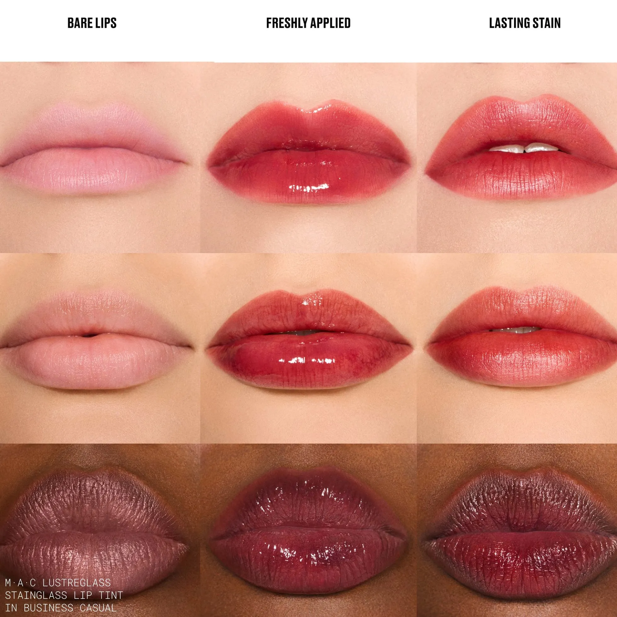 MAC Lustreglass Stainglass Lip Tint (Various Shades)