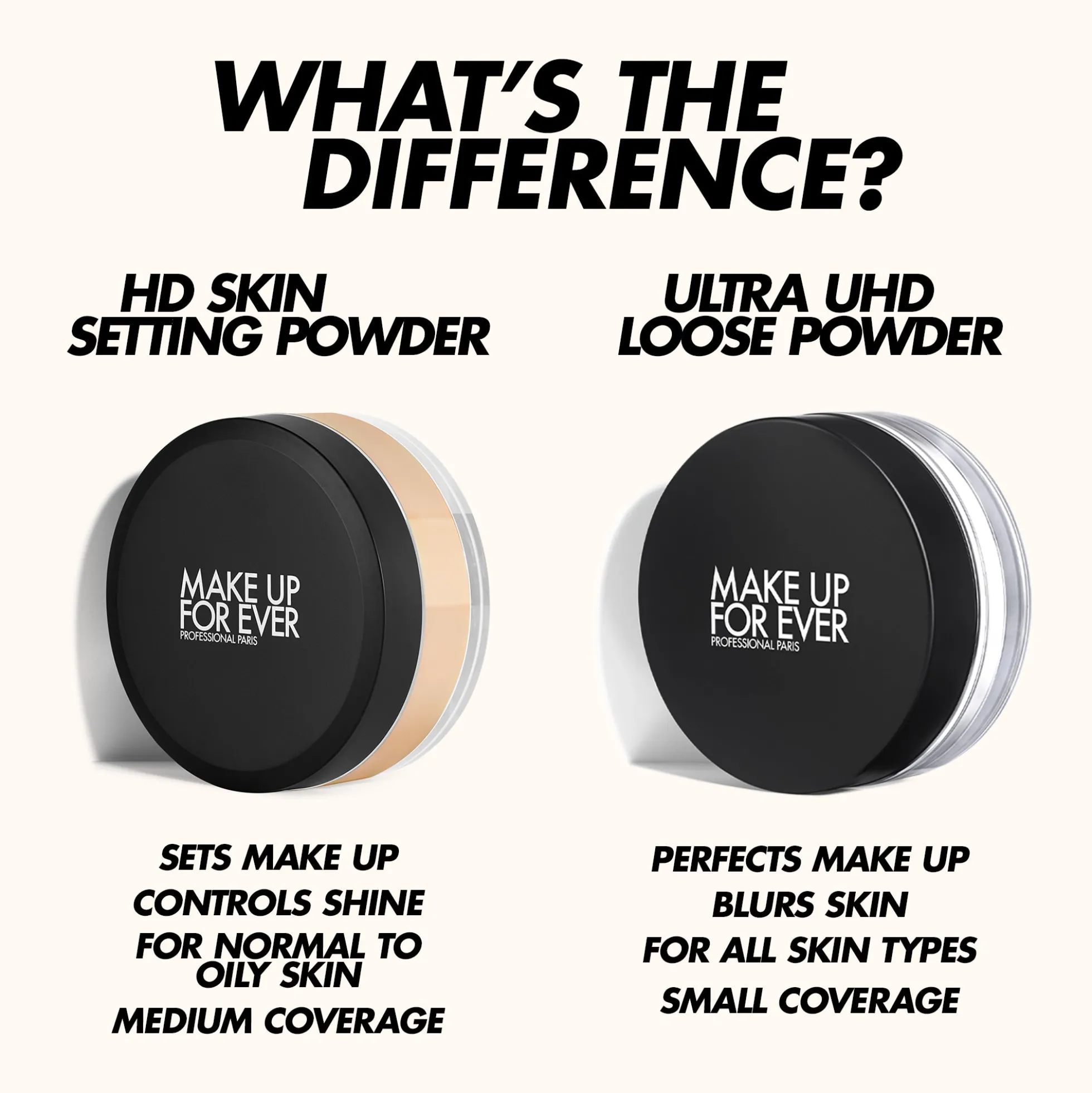 MAKE UP FOR EVER HD SKIN Setting Powder 18g (Various Shades)