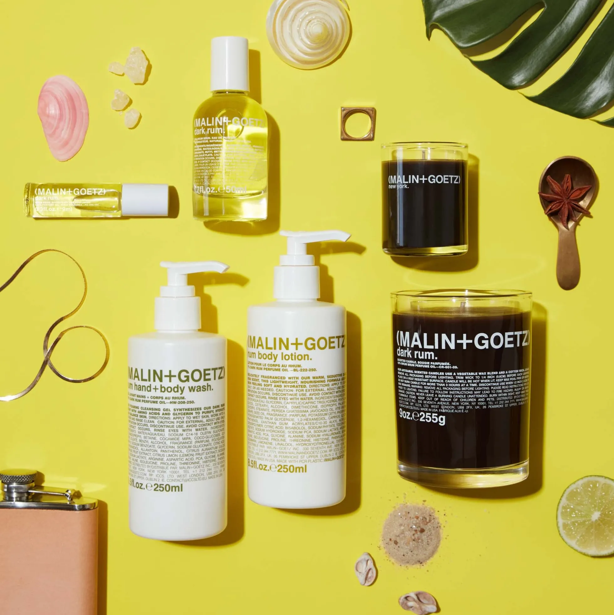 Malin & Goetz Rum Hand + Body Wash 250ml