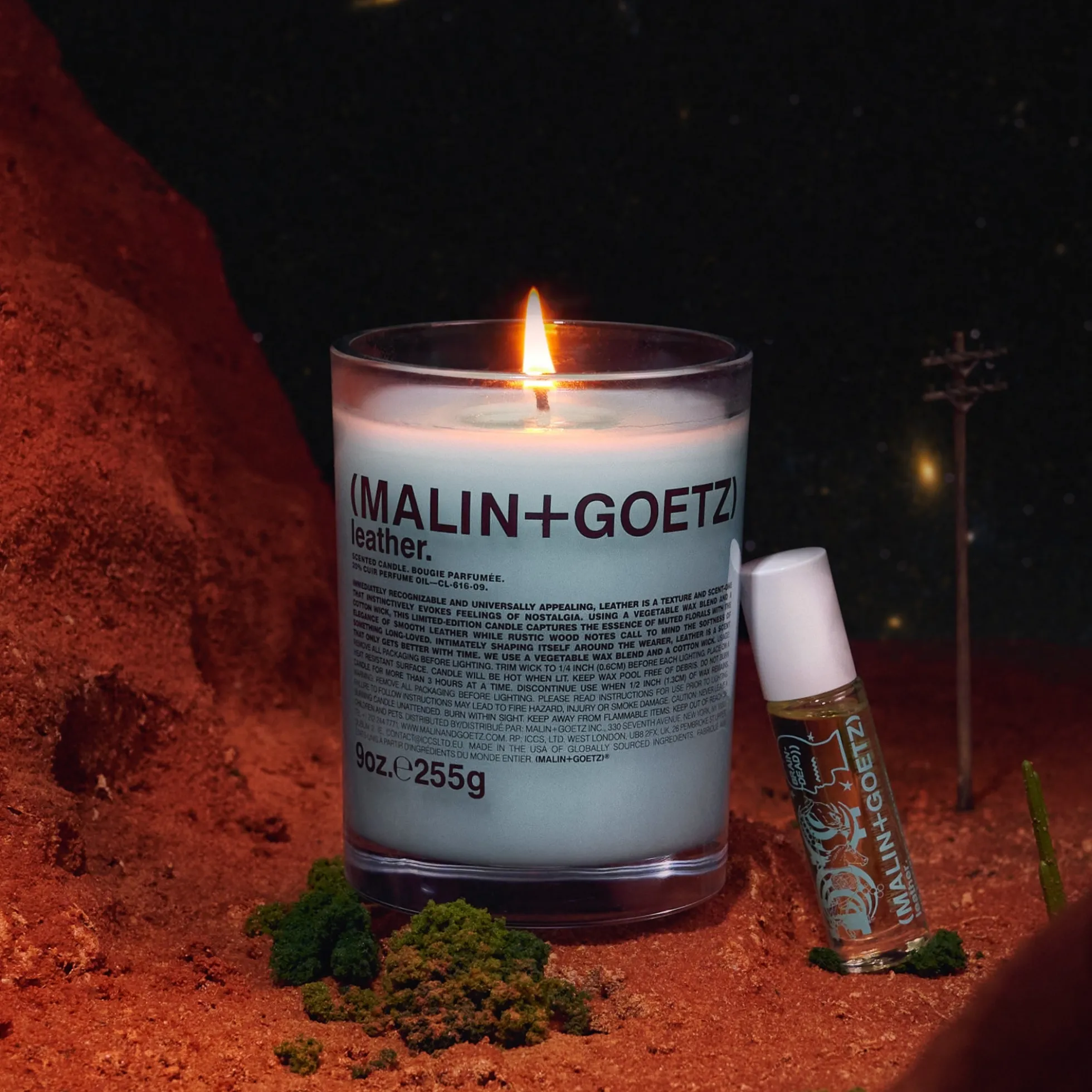 Malin + Goetz x Brain Dead Leather Candle