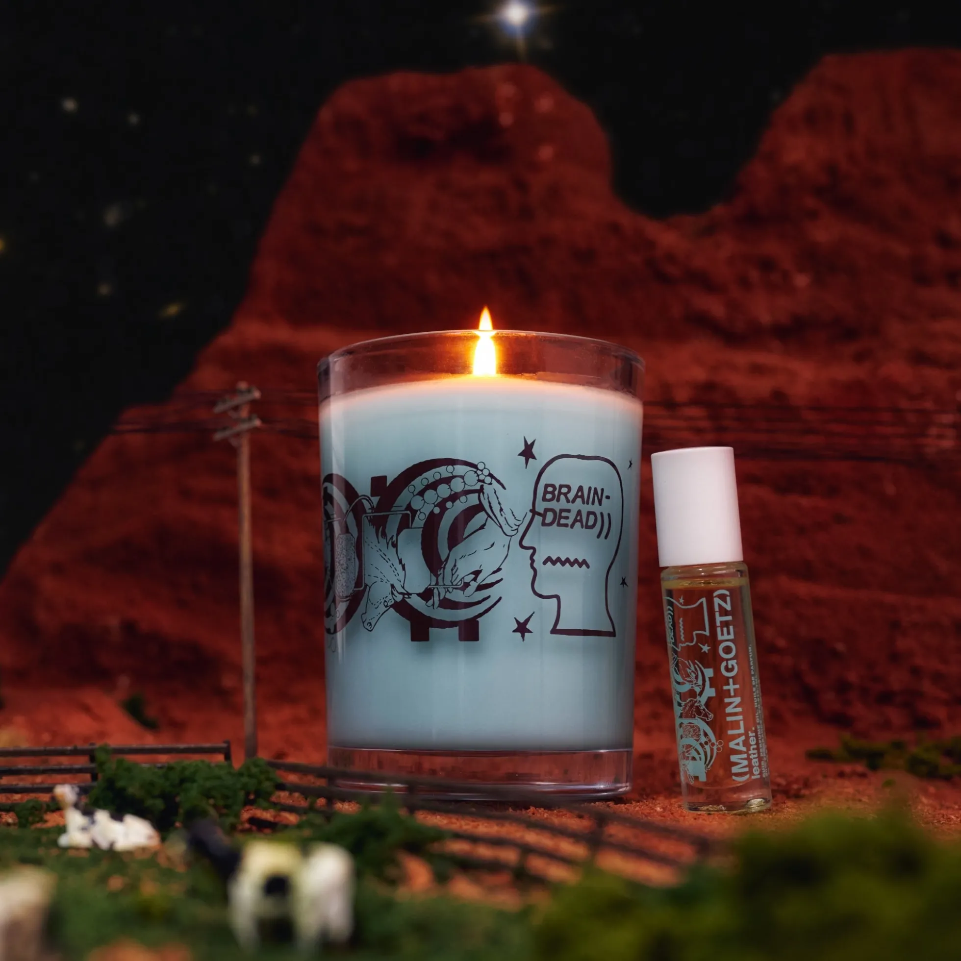 Malin + Goetz x Brain Dead Leather Candle