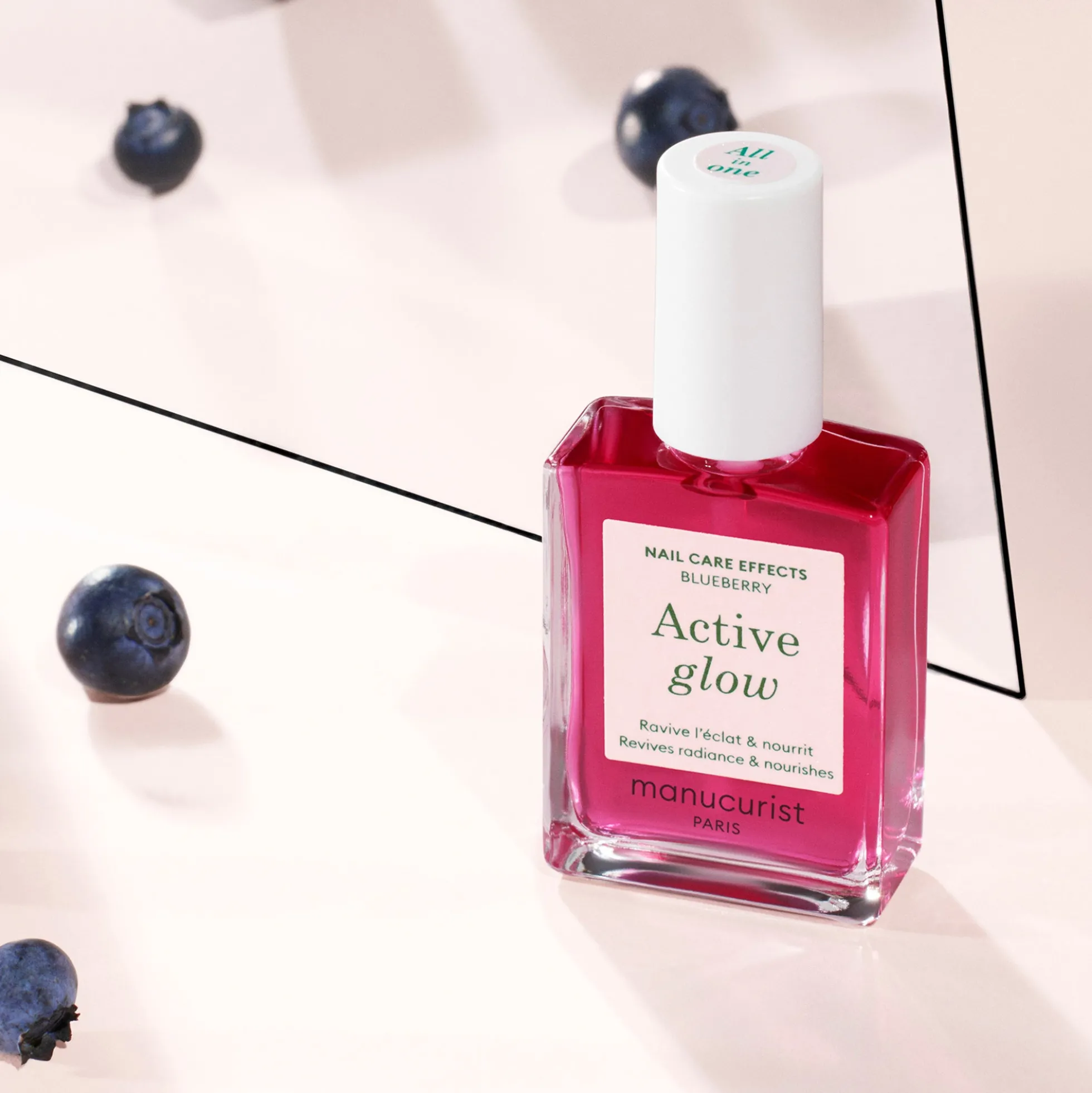 Manucurist Active Glow Polish 15ml - Blueberry