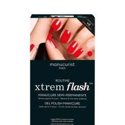Manucurist At Home Gel Xtreme Flash Kit- Poppy Red & Hortencia