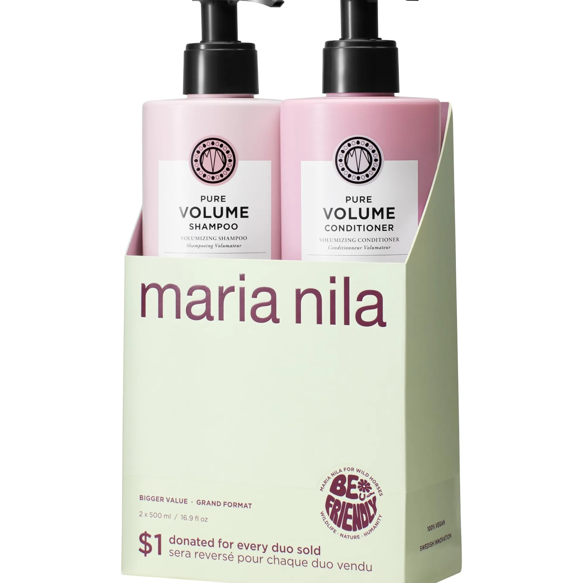 Maria Nila Duo Bundle 500ml - Pure Volume