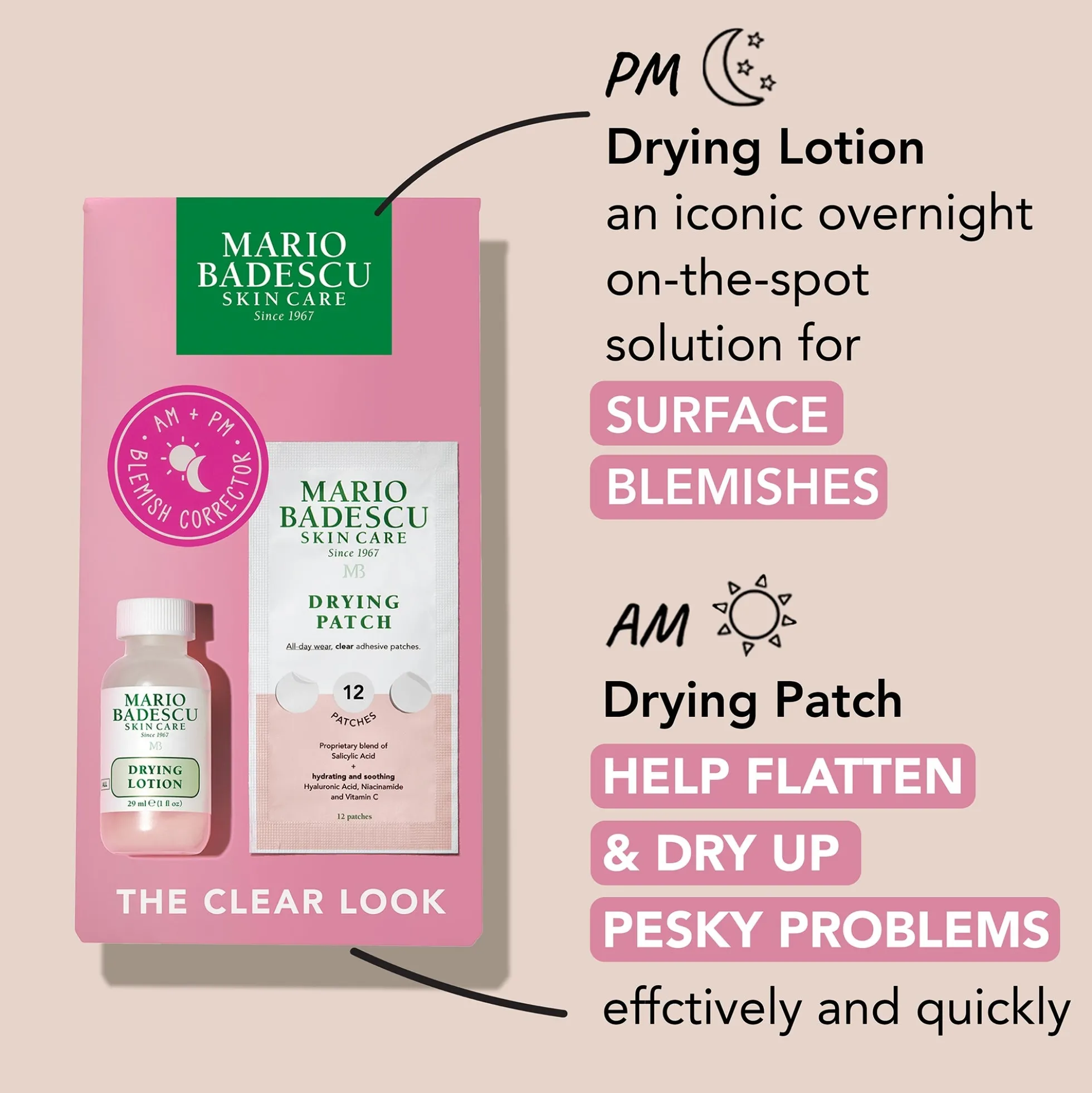 Mario Badescu The Clear Look Set