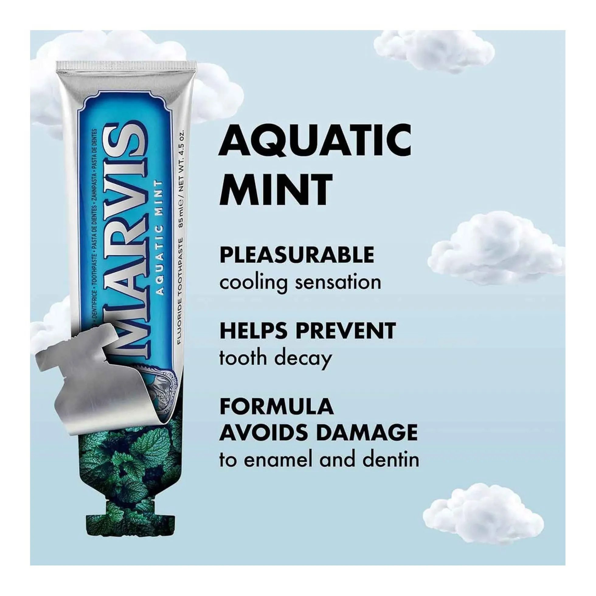 Marvis Aquatic Mint Toothpaste (85ml)