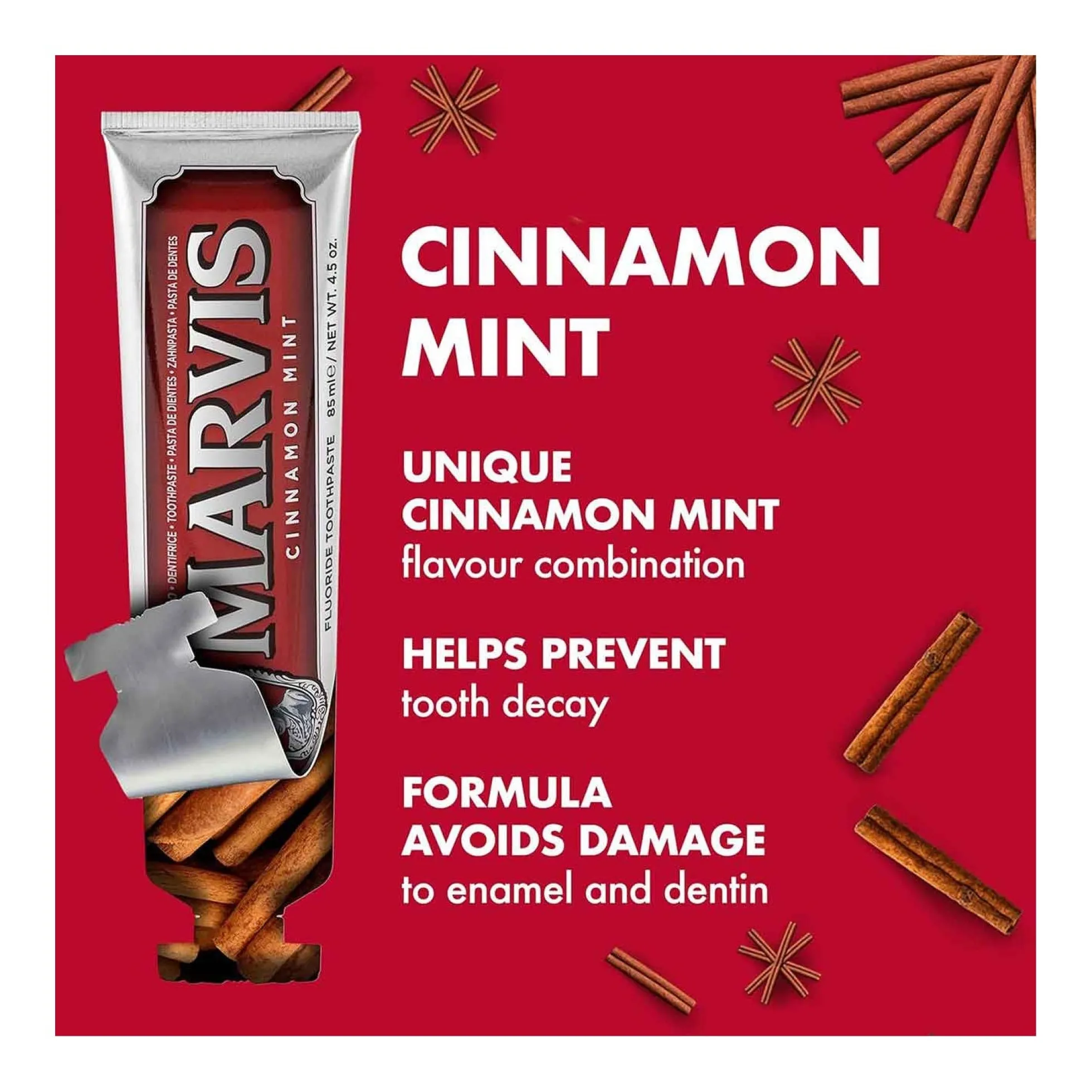 Marvis Cinnamon Mint Toothpaste 85ml