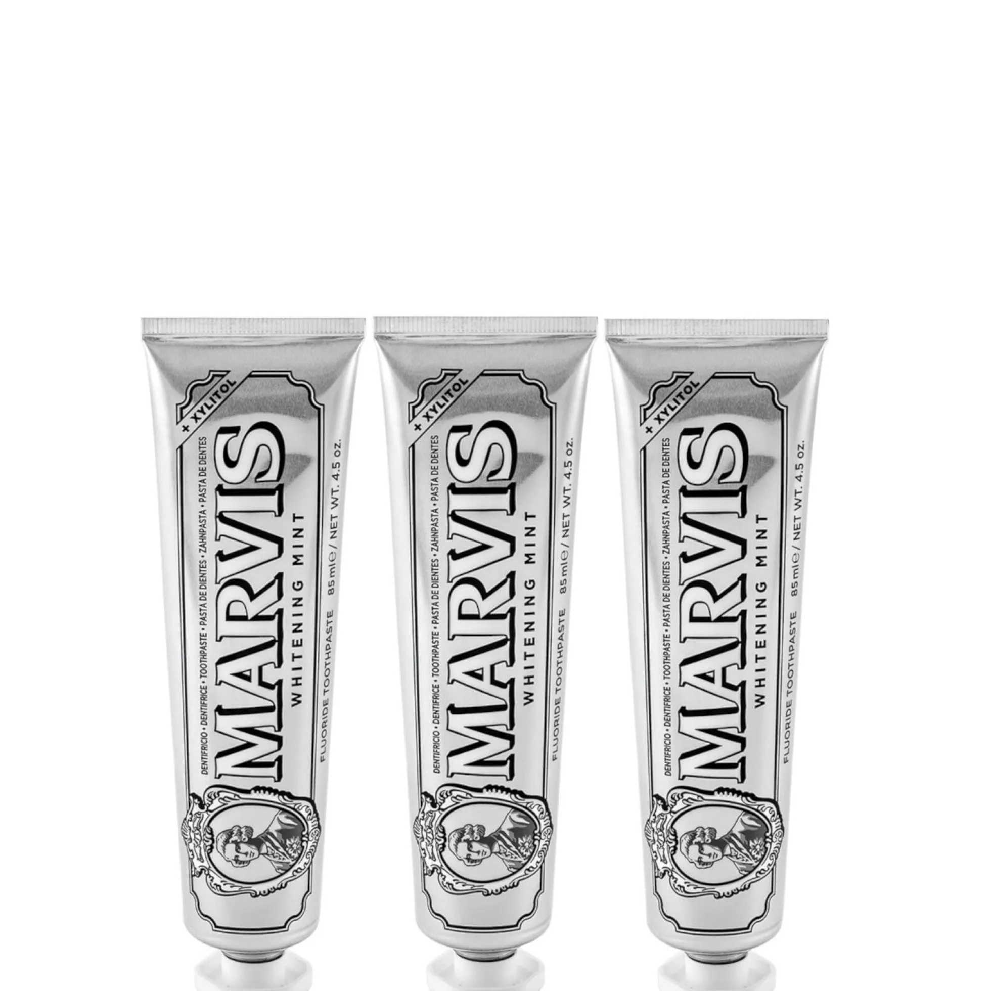 Marvis Whitening Mint Toothpaste Bundle (3x85ml)