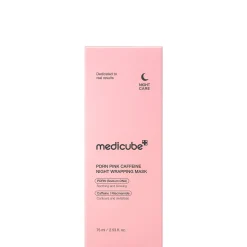 Medicube PDRN PINK CAFFEINE NIGHT WRAPPING MASK 75ML