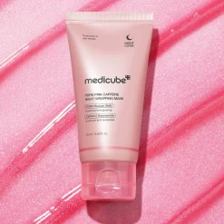 Medicube PDRN PINK CAFFEINE NIGHT WRAPPING MASK 75ML